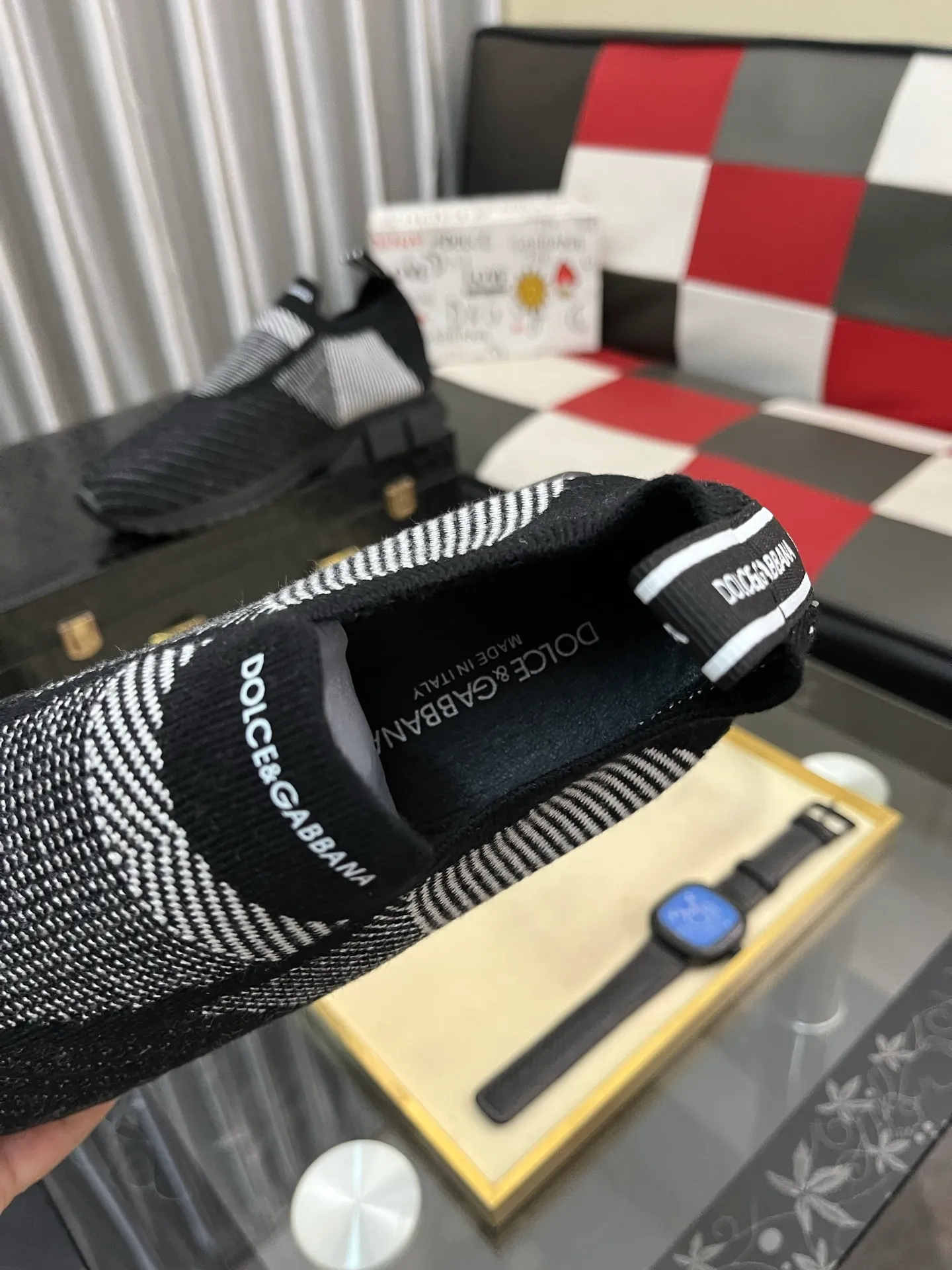 Men's men's shoes💰340⌚️⌚️【DG～】men's casual shoes 2022z cabinet simultaneous sale 🔶🔷🔜The upper is made of cowhide spliced fabric ➕Mesh lining, which is comfortable and breathable. The sole is: the original comfortable and wear-resistant outsole, ⚠️The real thing📱Photographed🎬The real thing is better📢📢📢Size: 35-46